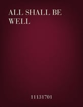 All Shall Be Well SSAA choral sheet music cover